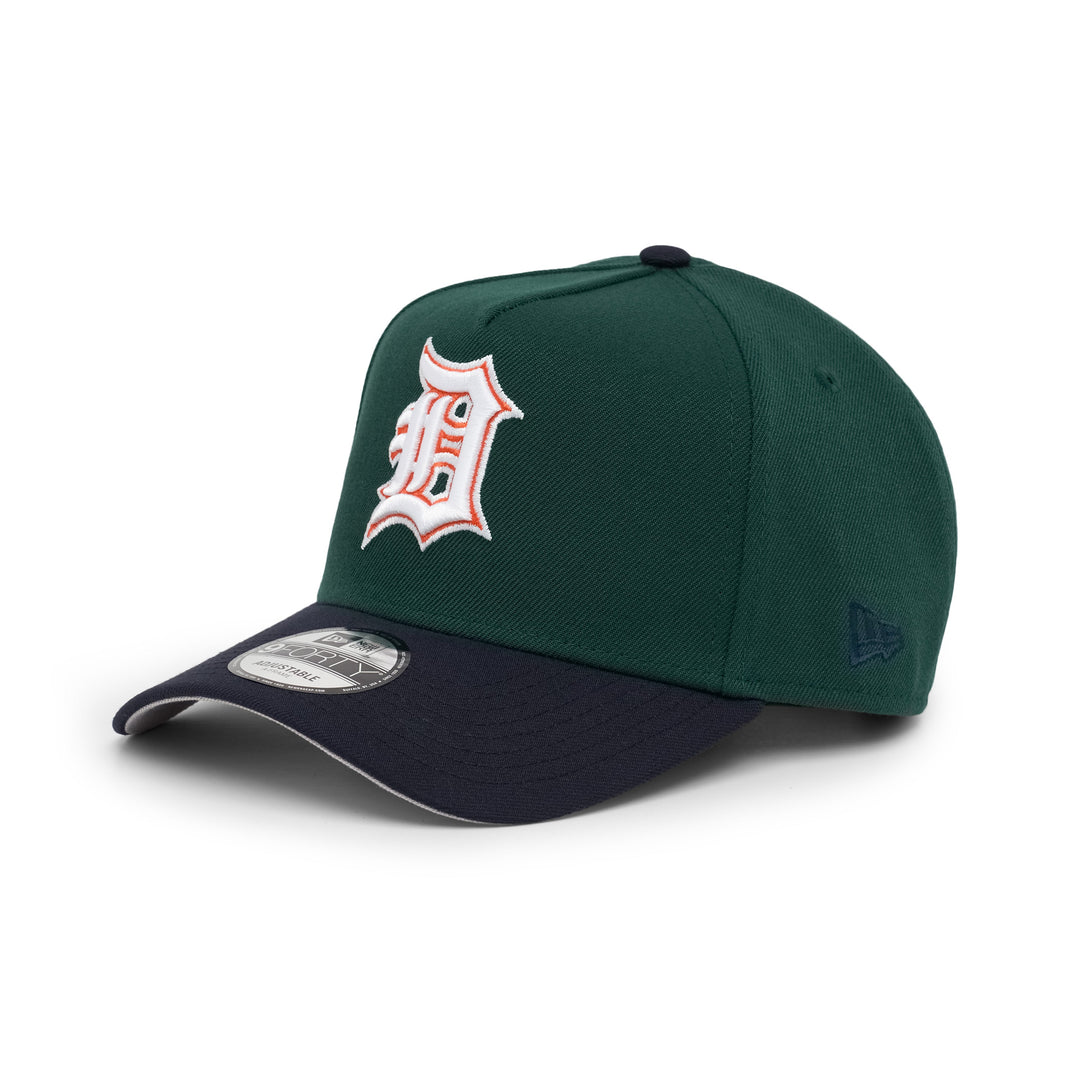 9FORTY A-Frame Detroit Tigers World Series Dark Green Black Snapback