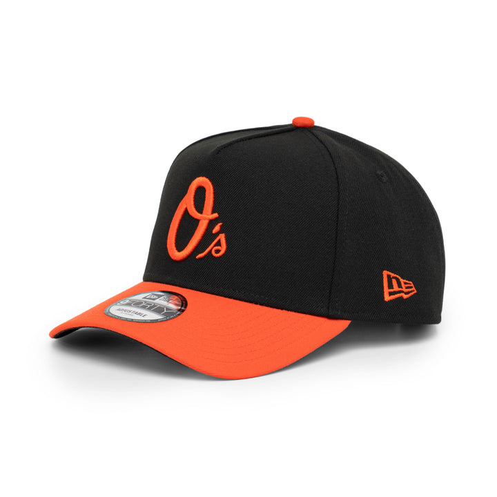 9FORTY A-Frame Baltimore Orioles Basic Team Black Snapback