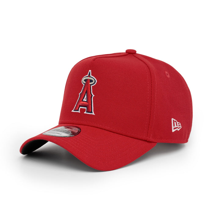 9FORTY A-Frame Los Angeles Angels Basic Team Red Scarlet Snapback