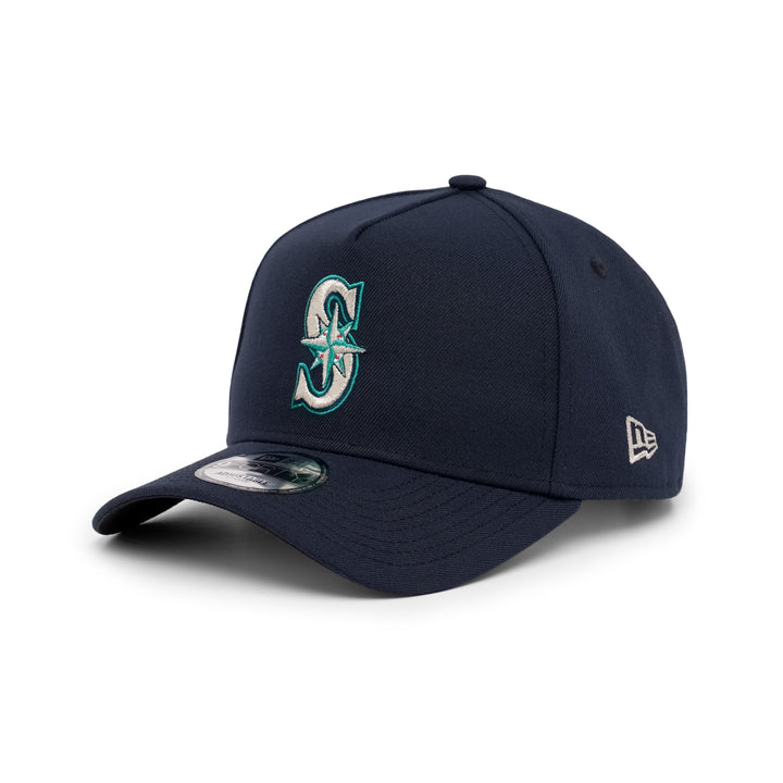 9FORTY A-Frame Seattle Mariners Basic Team Navy Snapback