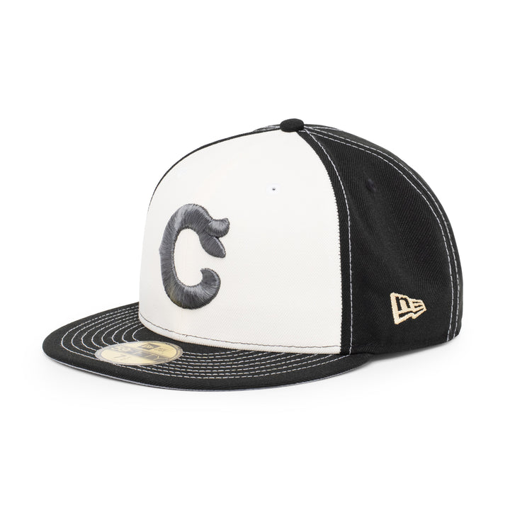 59FIFTY Cleveland Guardians All Star Game 2-Tone Black Visor Chrome White Fitted
