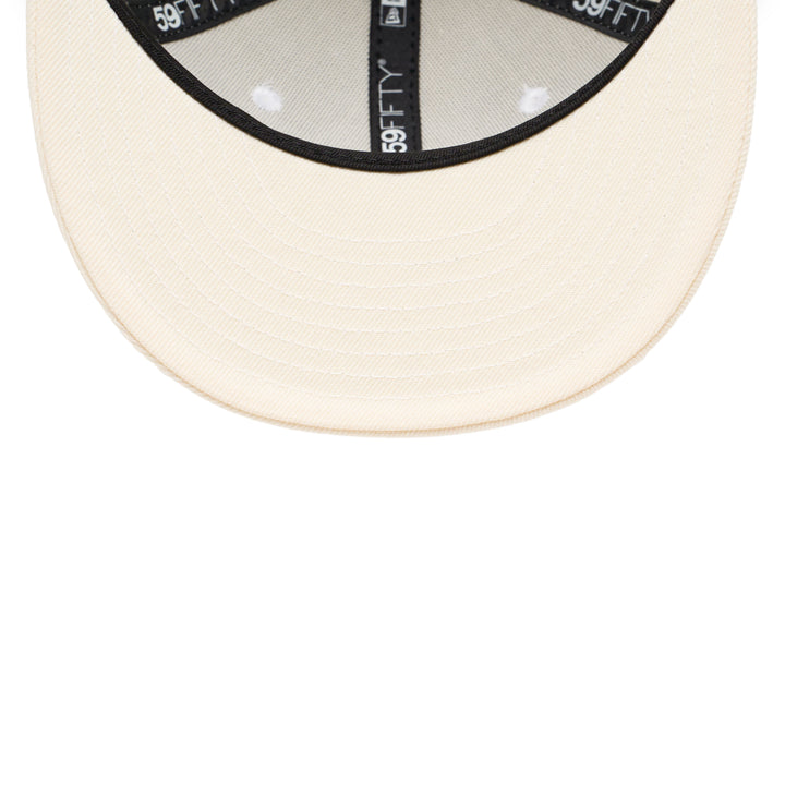 59FIFTY Los Angeles Dodgers Chrome White Fitted