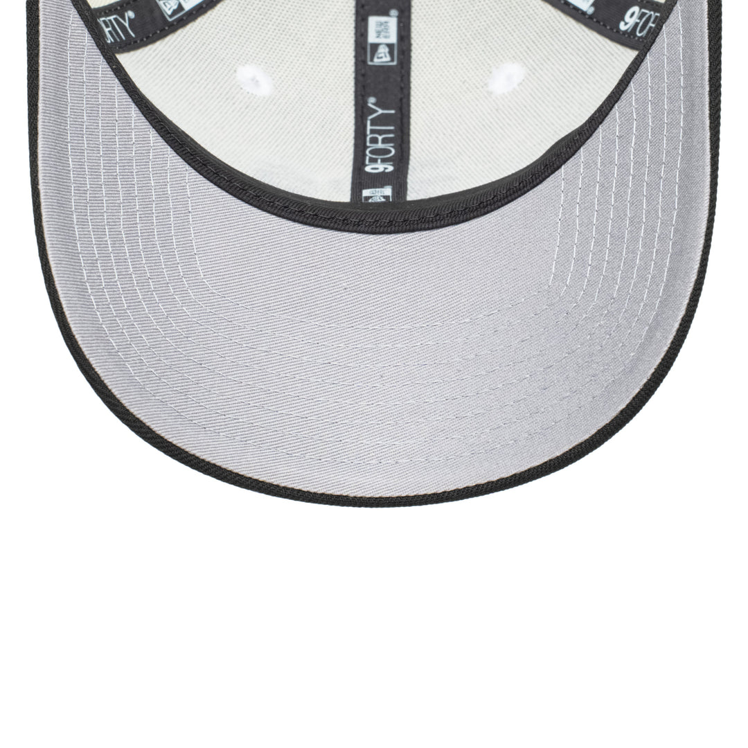 9FORTY Oakland Athletics World Series 1989 2-Tone Black Visor Chrome White Snapback