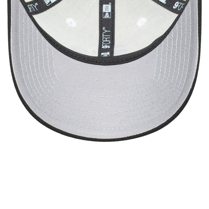 9FORTY Oakland Athletics World Series 1989 2-Tone Black Visor Chrome White Snapback