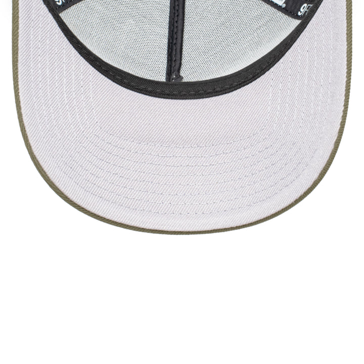 9FORTY A-Frame Trucker New York Yankees New Olive Snapback