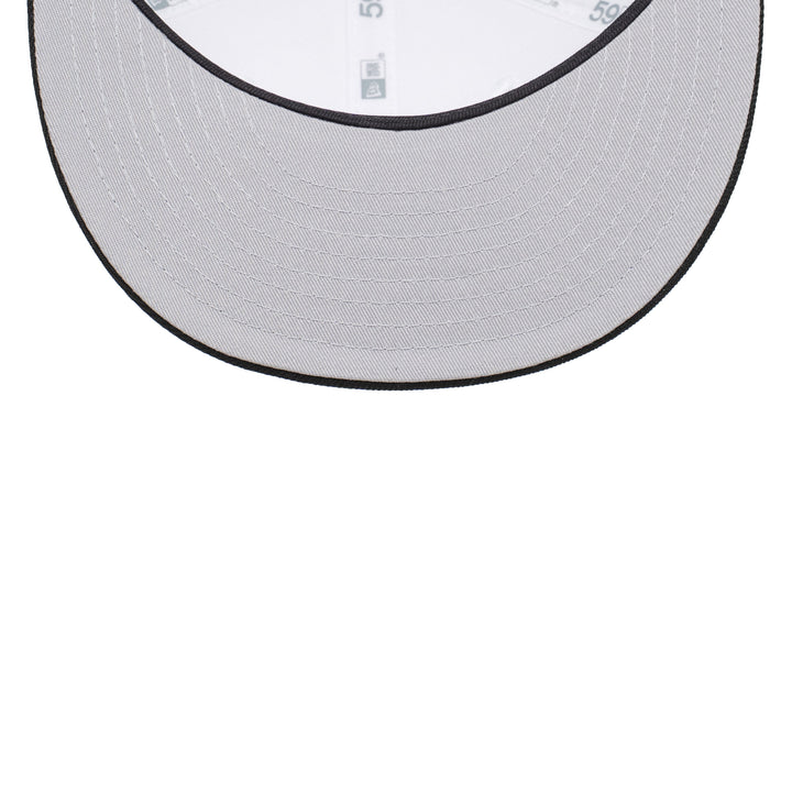59FIFTY Cleveland Guardians All Star Game 2-Tone Black Visor Chrome White Fitted
