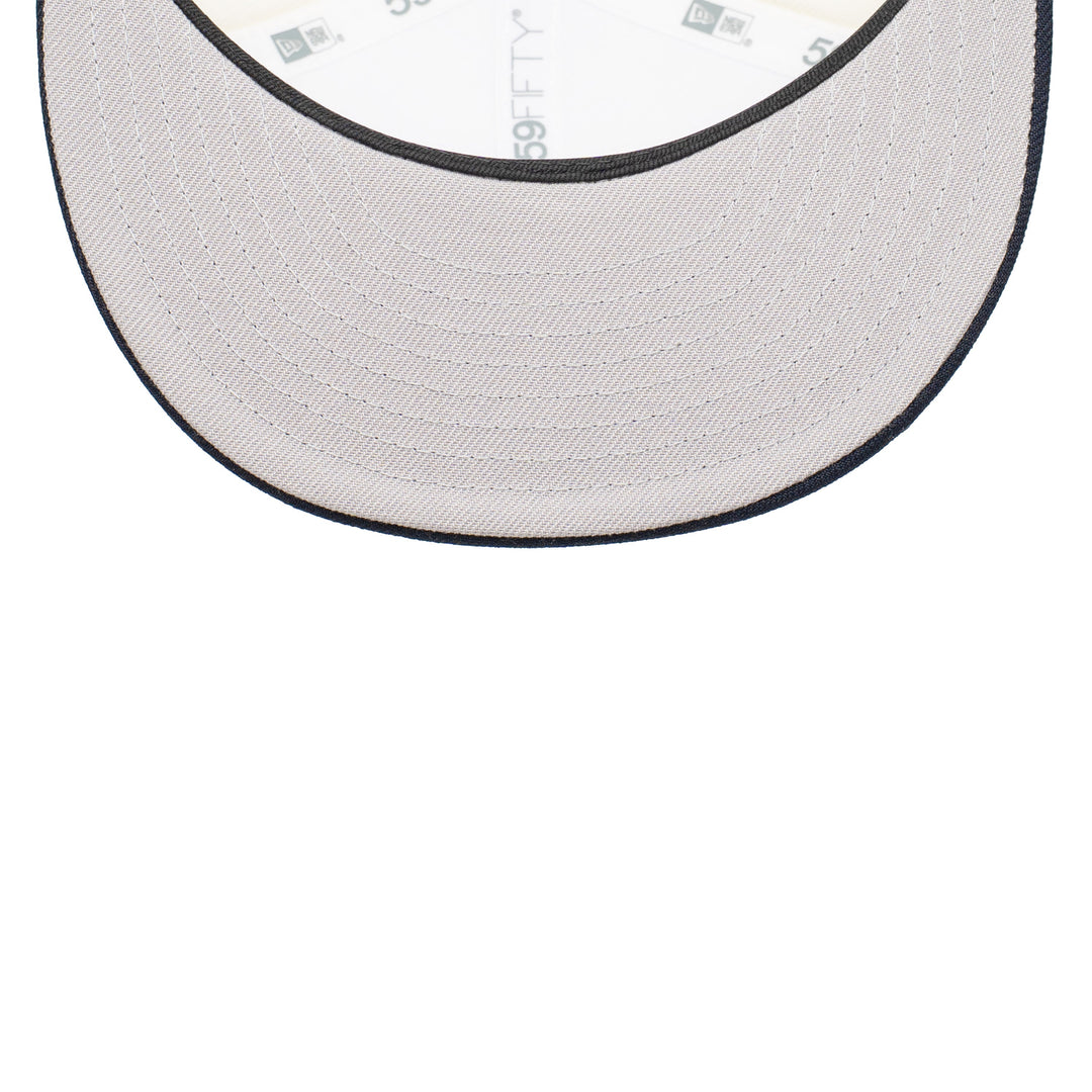59FIFTY Detroit Tigers 2-Tone Navy Visor Chrome White Fitted