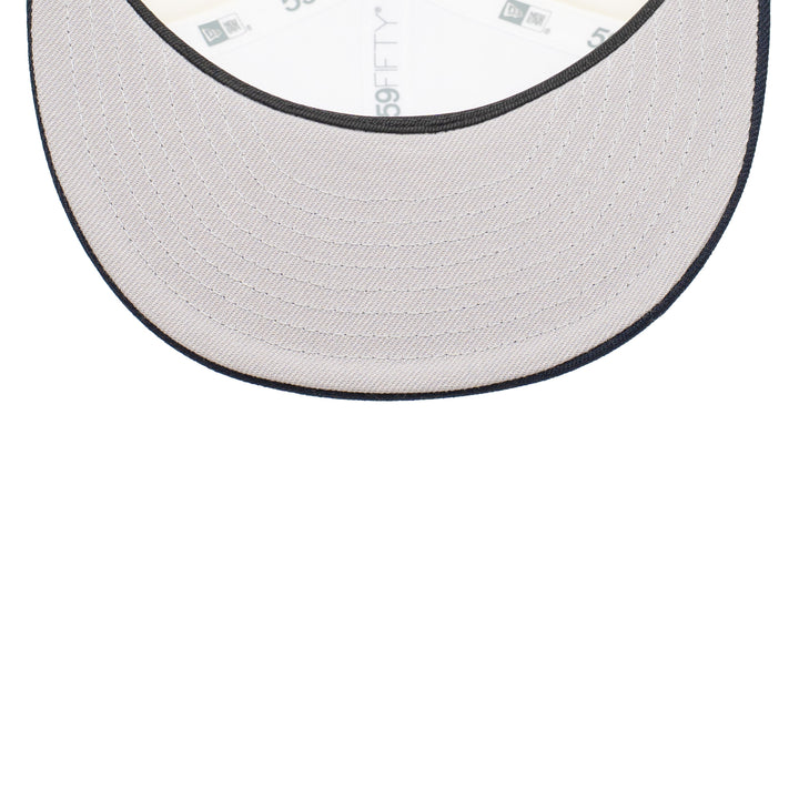 59FIFTY Detroit Tigers 2-Tone Navy Visor Chrome White Fitted