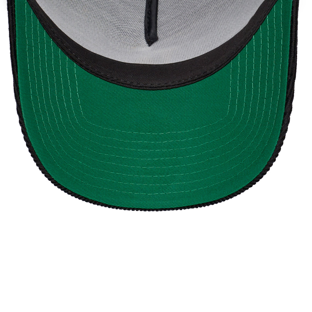 9FORTY A-Frame Trucker Los Angeles Dodgers Stadium 60th Anniversary Black Snapback