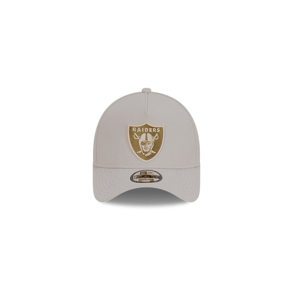 9FORTY A-Frame Las Vegas Raiders Medium Silver Olive Stone Snapback