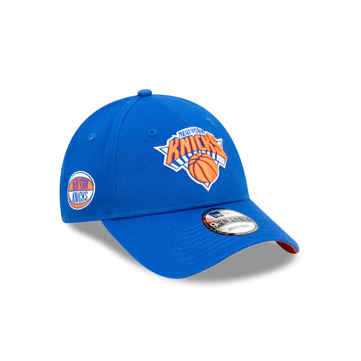 9FORTY New York Knicks NBA Sideball Majestic Blue Snapback