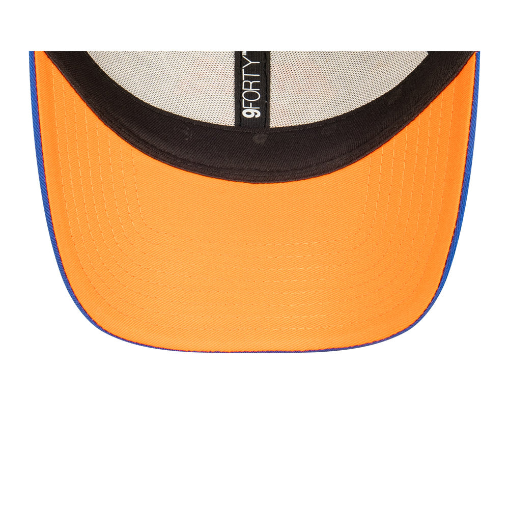 9FORTY New York Knicks NBA Sideball Majestic Blue Snapback