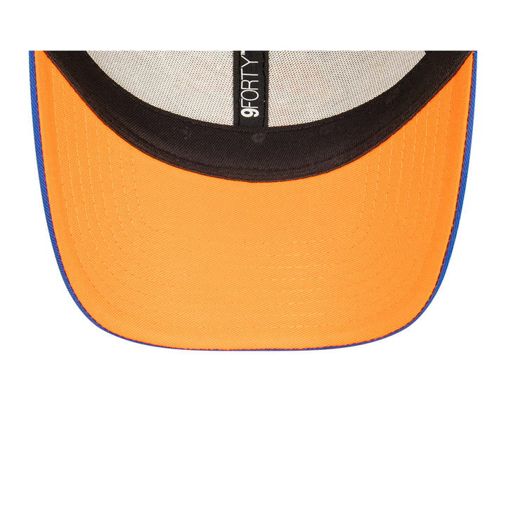 9FORTY New York Knicks NBA Sideball Majestic Blue Snapback