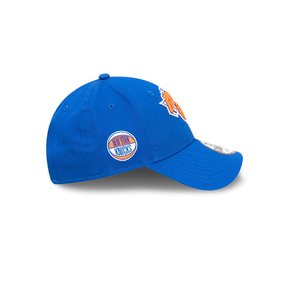 9FORTY New York Knicks NBA Sideball Majestic Blue Snapback