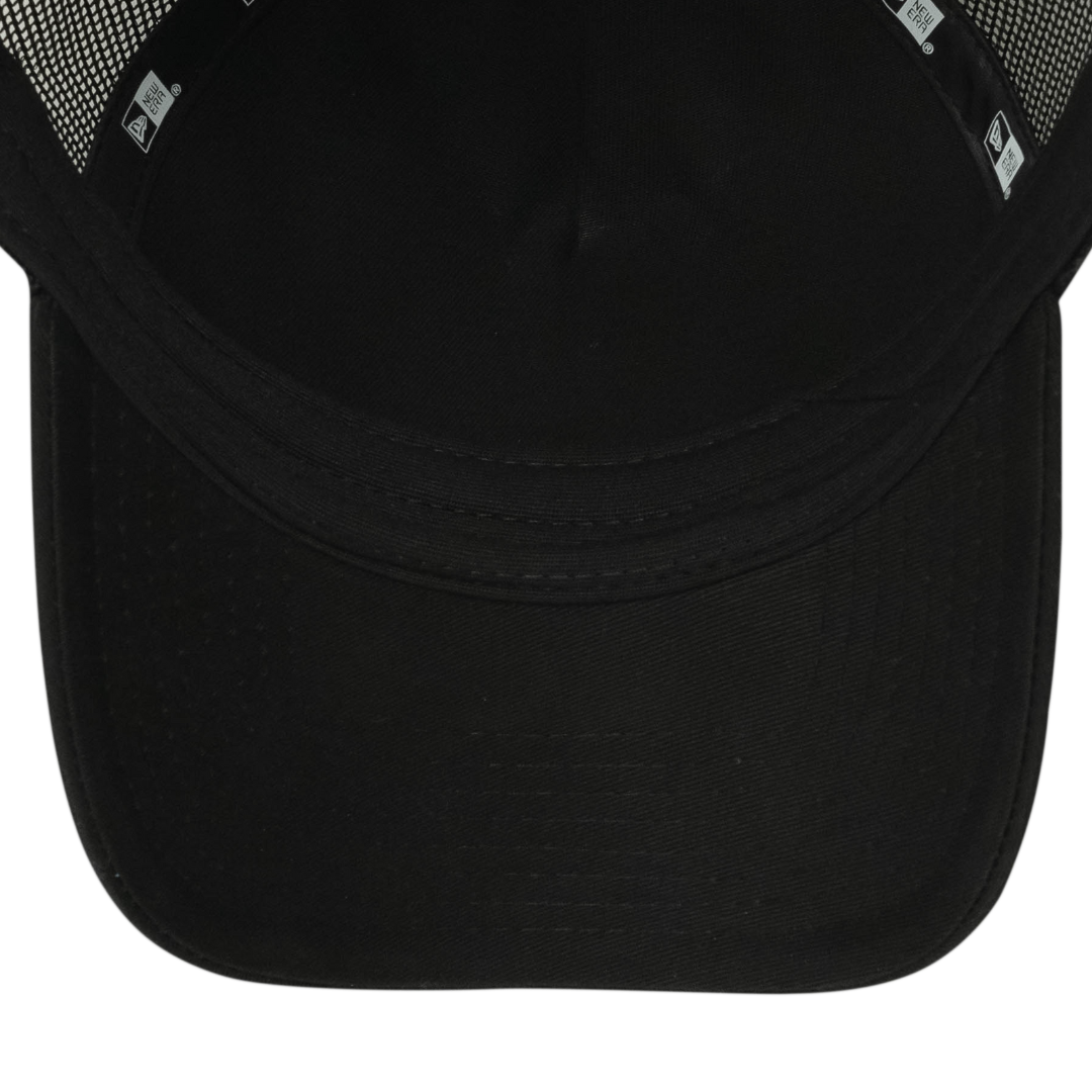 9FORTY A-Frame Golf Trucker Metal Plate Black Snapback