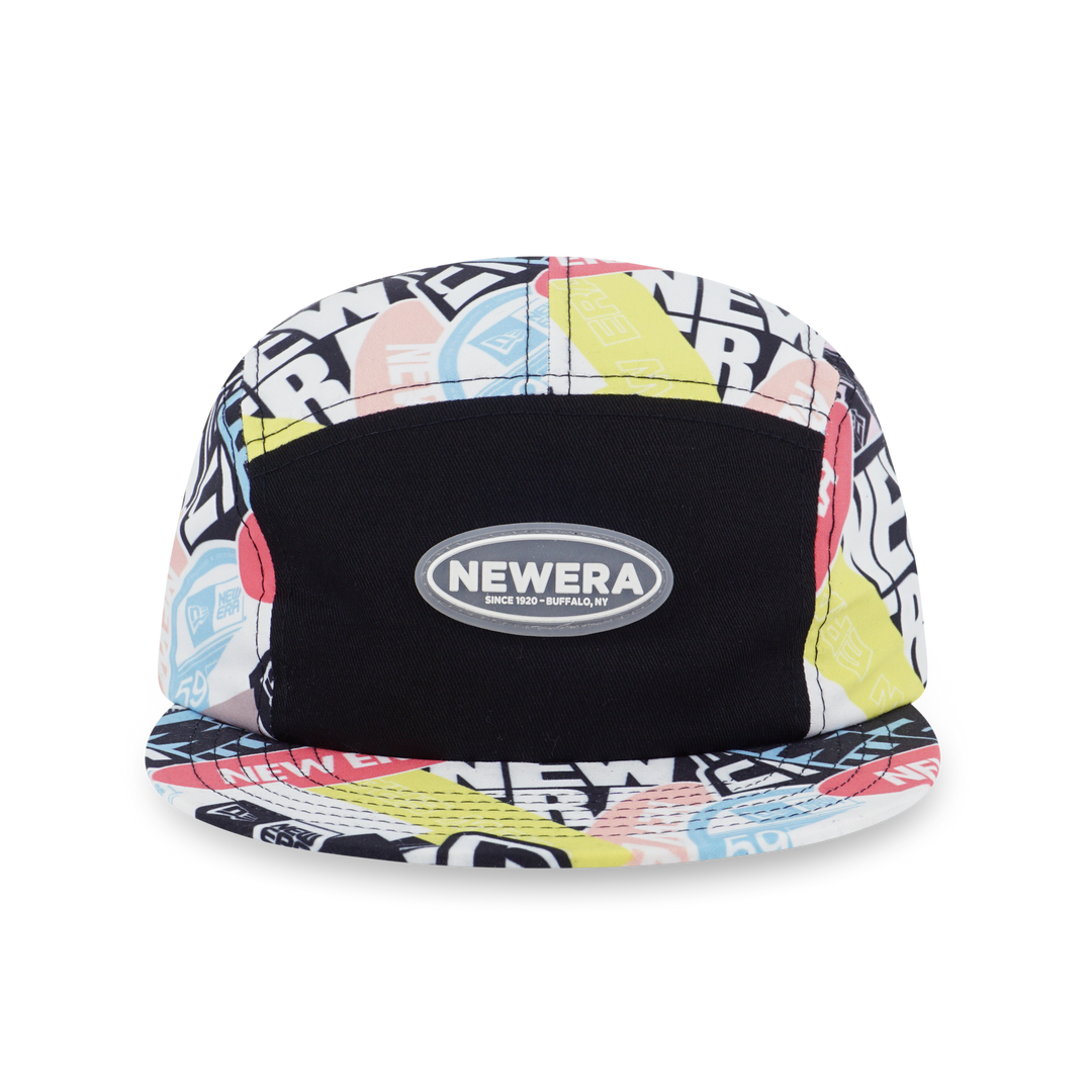 Party Vibe Sticker Bombing Multicolor Adjustable Camper