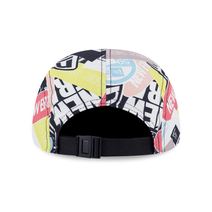 Party Vibe Sticker Bombing Multicolor Adjustable Camper