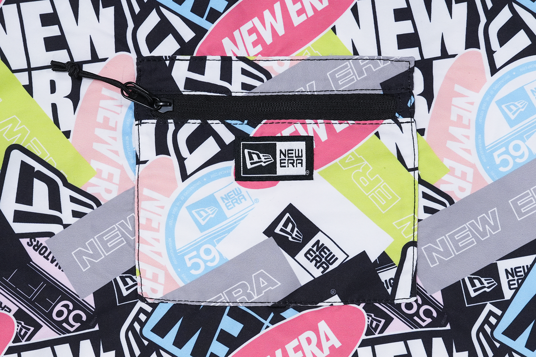Party Vibe Sticker Bombing Multicolor Eco Tote Bag