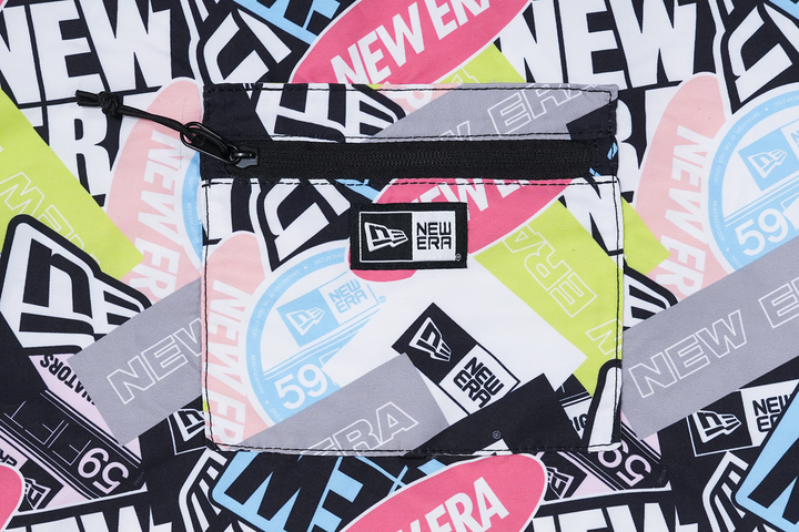 Party Vibe Sticker Bombing Multicolor Eco Tote Bag