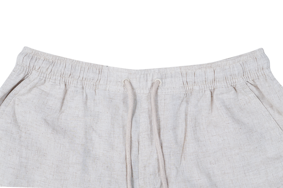 Soft Nature Linen Cream Shorts