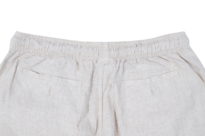 Soft Nature Linen Cream Shorts
