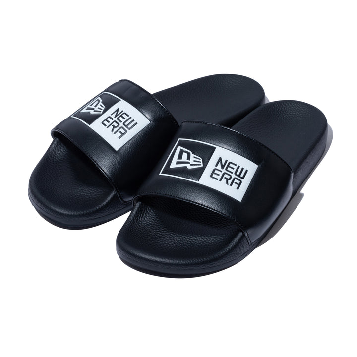 New Era Box Logo Black Slides