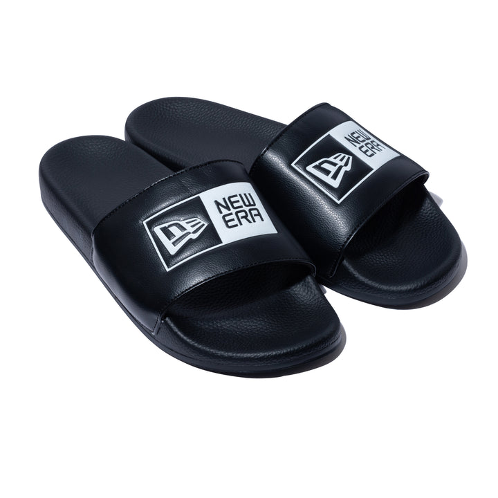New Era Box Logo Black Slides