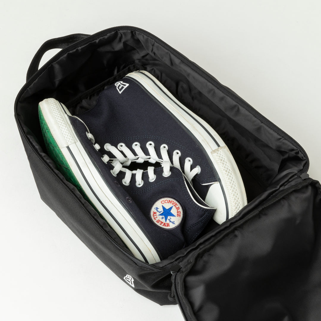 New Era Logo Black Shoe Case