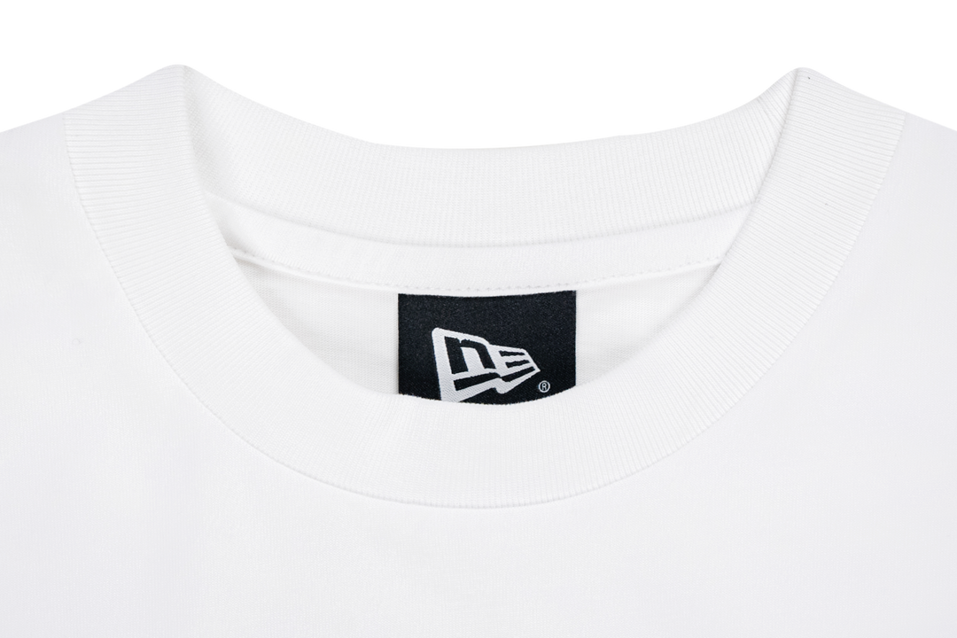 Women New Era Basic White Short Sleeve Tee Dress
