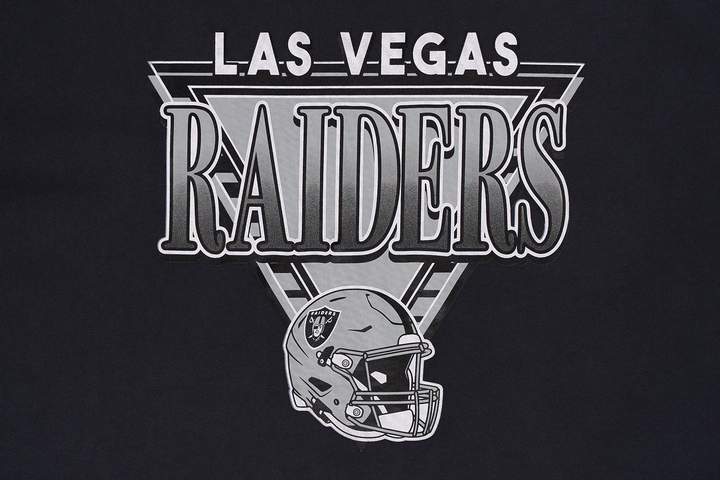 Las Vegas Raiders League Retro Black Wash Oversized Short Sleeve T-Shirt