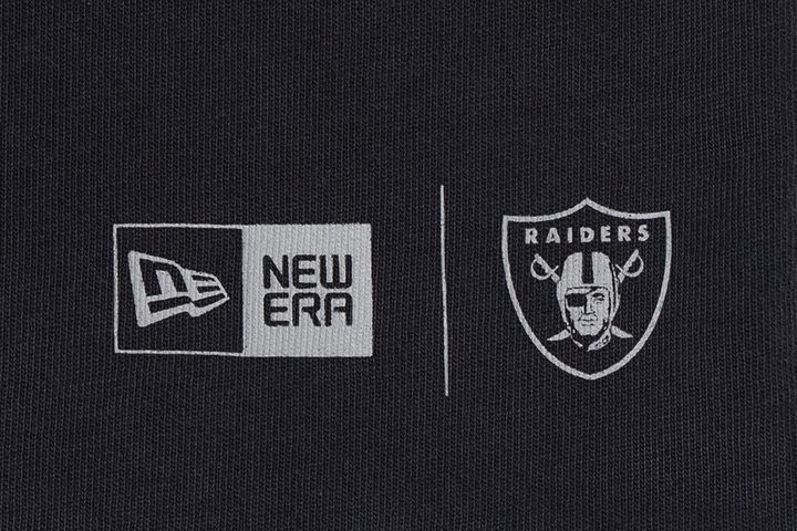 Las Vegas Raiders League Retro Black Wash Oversized Short Sleeve T-Shirt