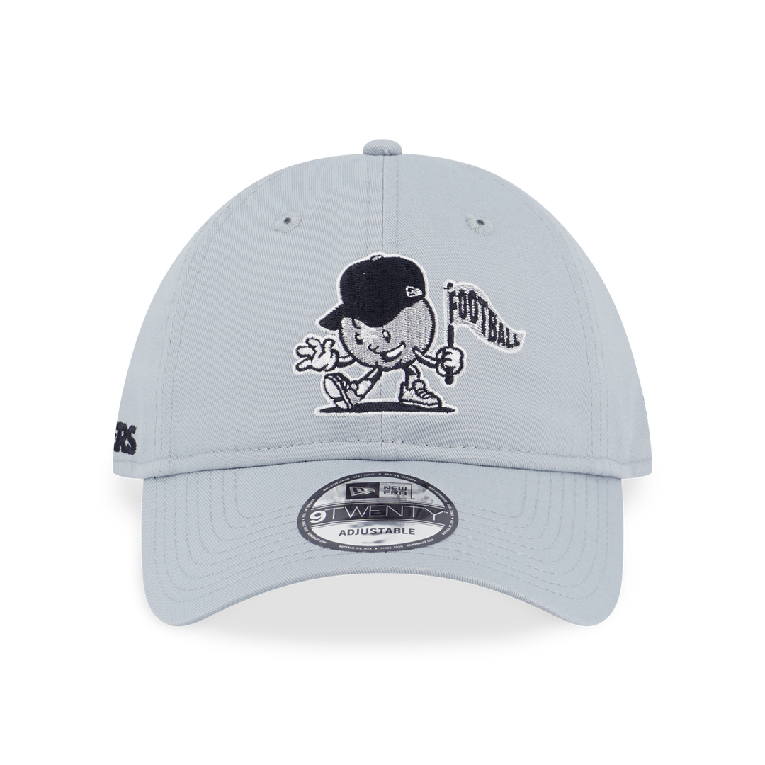 9TWENTY Las Vegas Raiders League Mix Snow Gray Adjustable