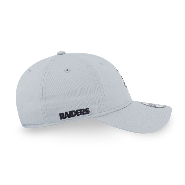 9TWENTY Las Vegas Raiders League Mix Snow Gray Adjustable