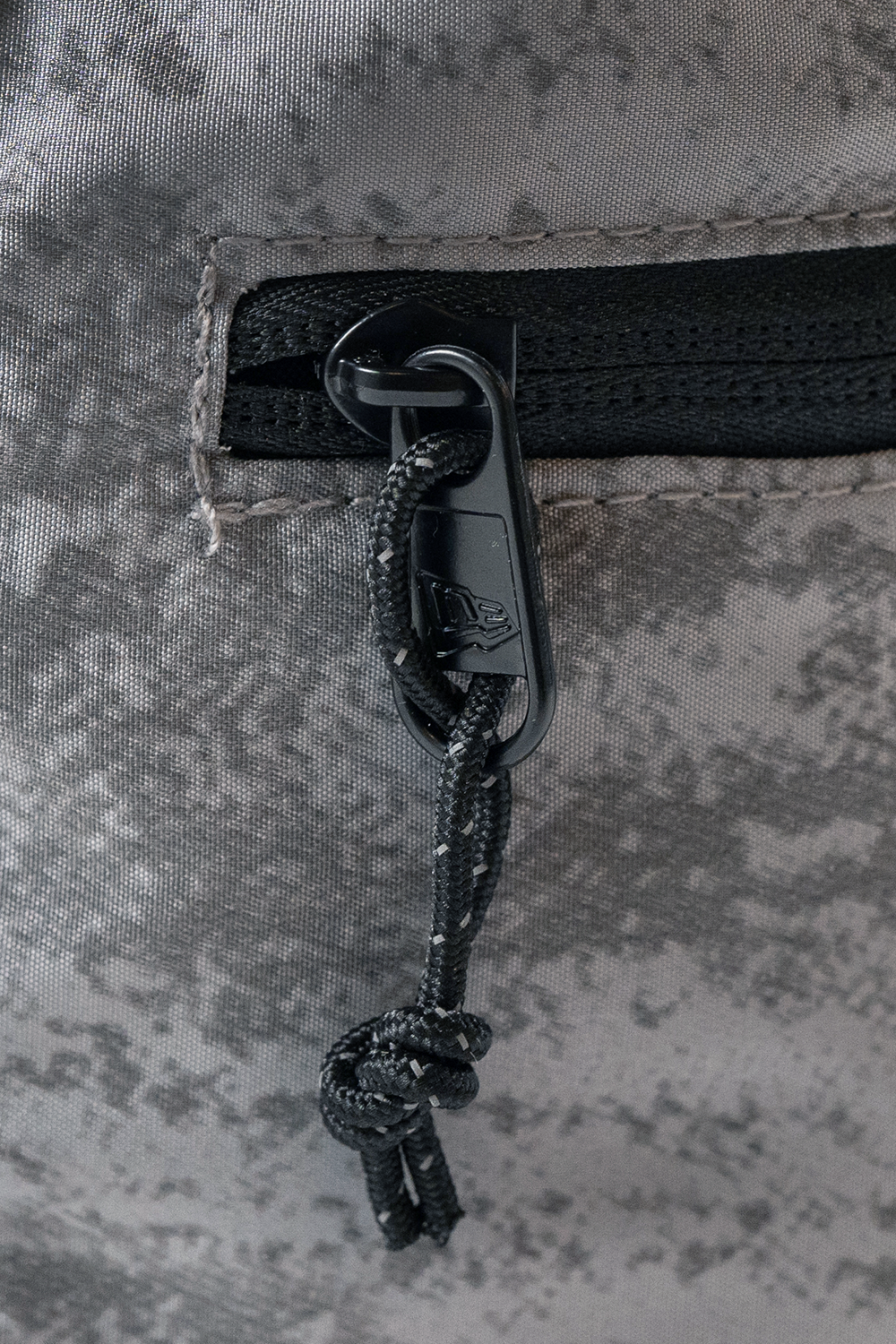 Comic Space Sliver Gray Drawstring Shoulder Bag
