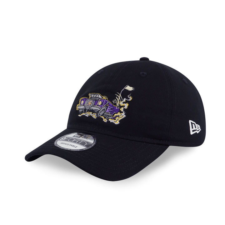 9FORTY Unstructured Los Angeles Lakers NBA Gnarly Black Adjustable
