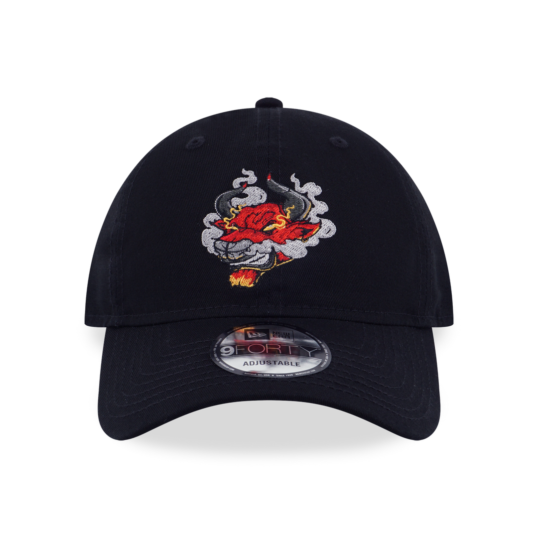 9FORTY Unstructured Chicago Bulls NBA Gnarly Black Adjustable