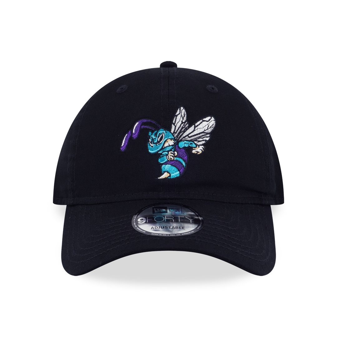9FORTY Unstructured Charlotte Hornets NBA Gnarly Black Adjustable