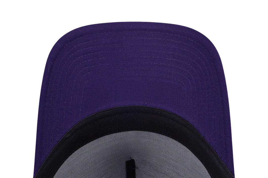 9FORTY A-Frame New Era Basic Script Purple Adjustable