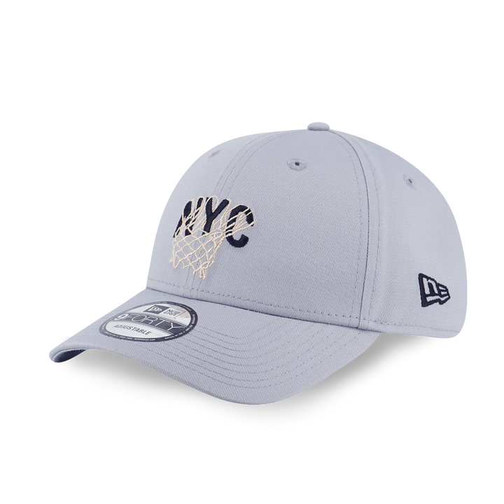 9FORTY New Era Basketball Club NYC Dolphin Grey Adjustable