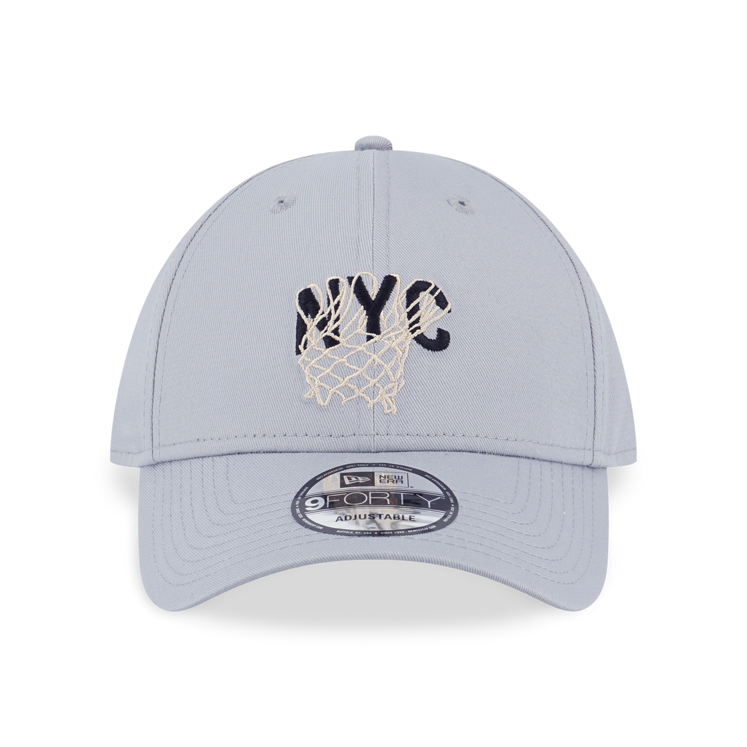 9FORTY New Era Basketball Club NYC Dolphin Grey Adjustable