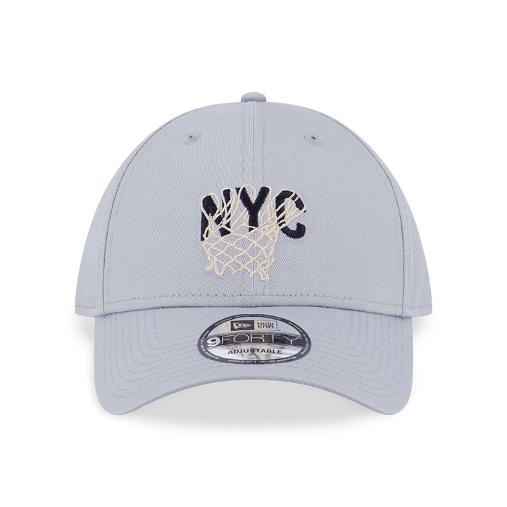9FORTY New Era Basketball Club NYC Dolphin Grey Adjustable