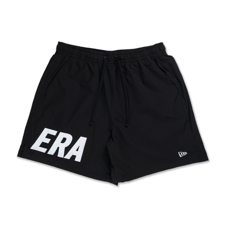 New Era Basic Outdoor Bold Black Woven Shorts