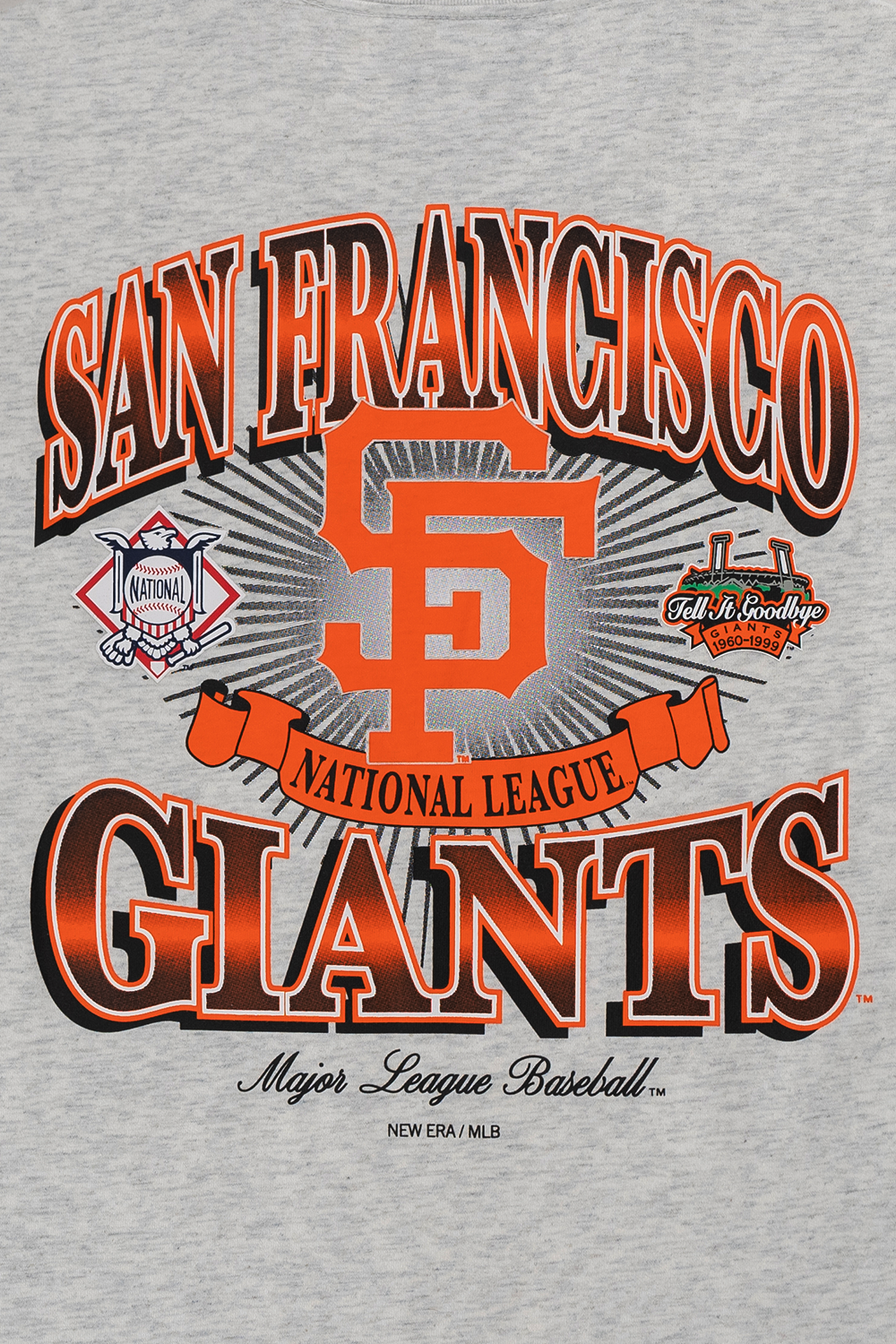 San Francisco Giants MLB Cooperstown Light Heather Gray