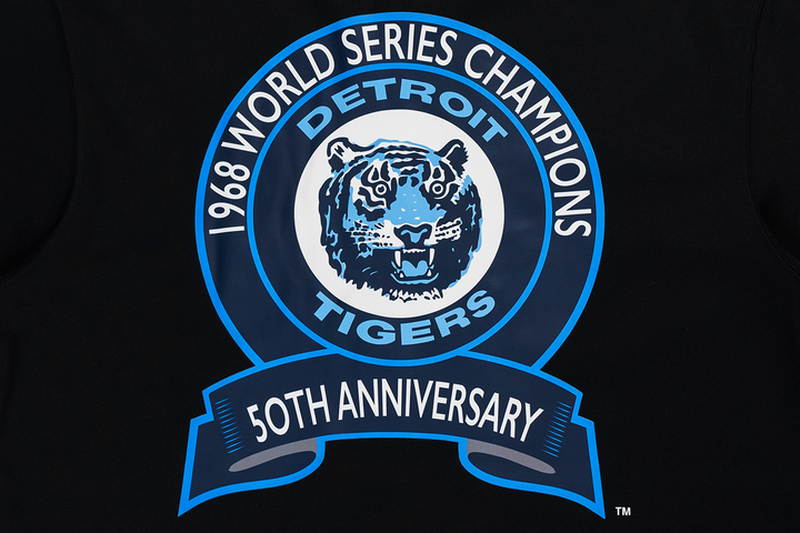 Raceway Detroit Tigers Cooperstown Black Short Sleeves T-Shirt