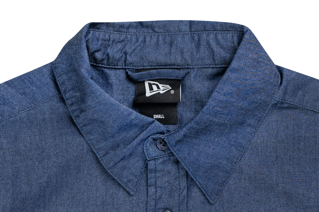 New Era Boro Contemporary Navy Woven Shirt