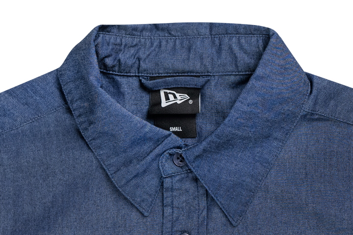 New Era Boro Contemporary Navy Woven Shirt