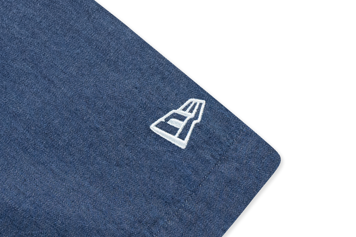 New Era Boro Contemporary Navy Woven Shirt