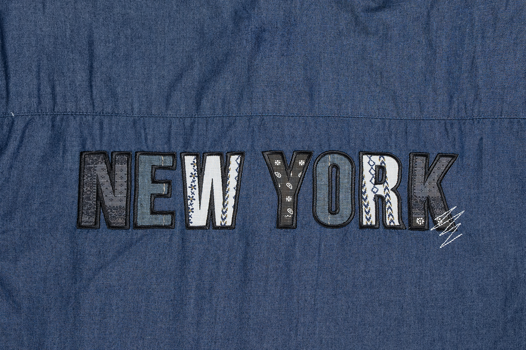 New Era Boro Contemporary Navy Woven Shirt