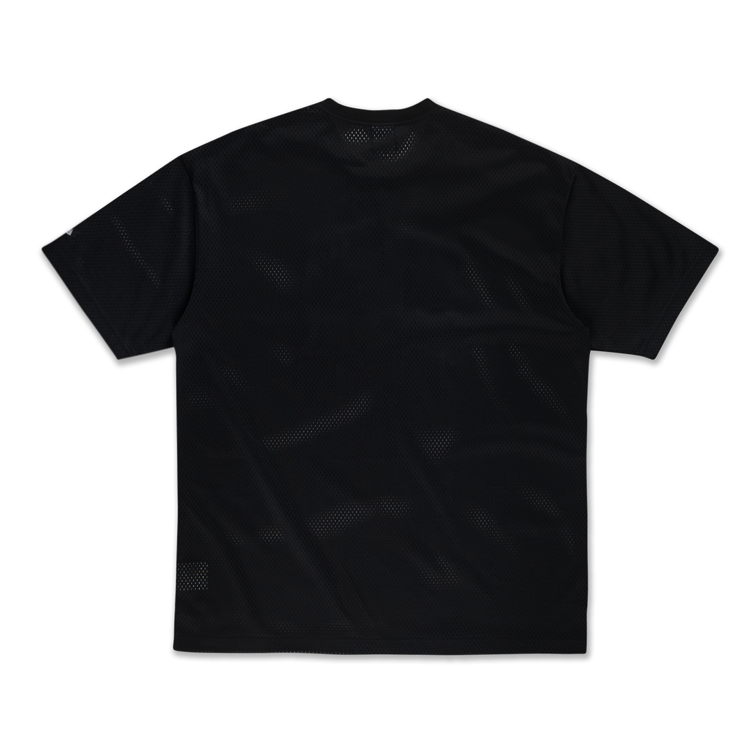 New Era Basketball Club Black Oversized Short Sleeve T-Shirt
