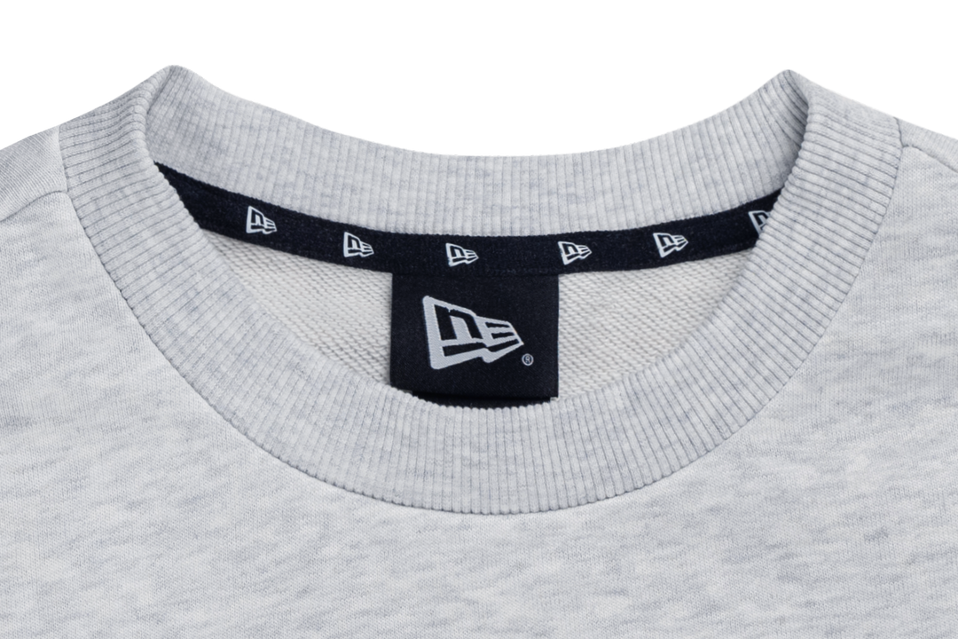 Boro Contemporary Light Heather Gray Crew Neck Sweatshirt